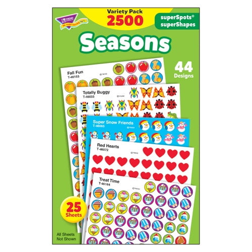 TREND Seasons superSpots/superShapes VarPk, 2500 ct