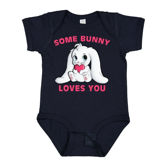 Inktastic Some Bunny Loves You Boys or Girls Baby Bodysuit