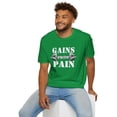 thumbnail image 7 of Gains From Pain Gym Fitness Motivational Unisex Soft style T-Shirt, 7 of 7