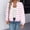 *Pink, variant on ClodeEU Women's Striped Waffle Jacket With Pockets,Long Sleeve Zip Up Casual Jacket, Lightweight Sweatshirts White,Womens Plus L
