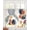 beige, variant on Boho Sheer Curtains 54 Inch Length 2 Panels Set for Living Room/Bedroom, Middle Century Leaves Bohemia Minimalist Abstract Art Beige Kitchen Curtains Grommet Curtains Window Treatments 42"x54"x2