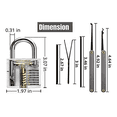 thumbnail image 5 of Kit De Ganzuas Profesionales 15 Piezas Con Candado Gris, 5 of 5