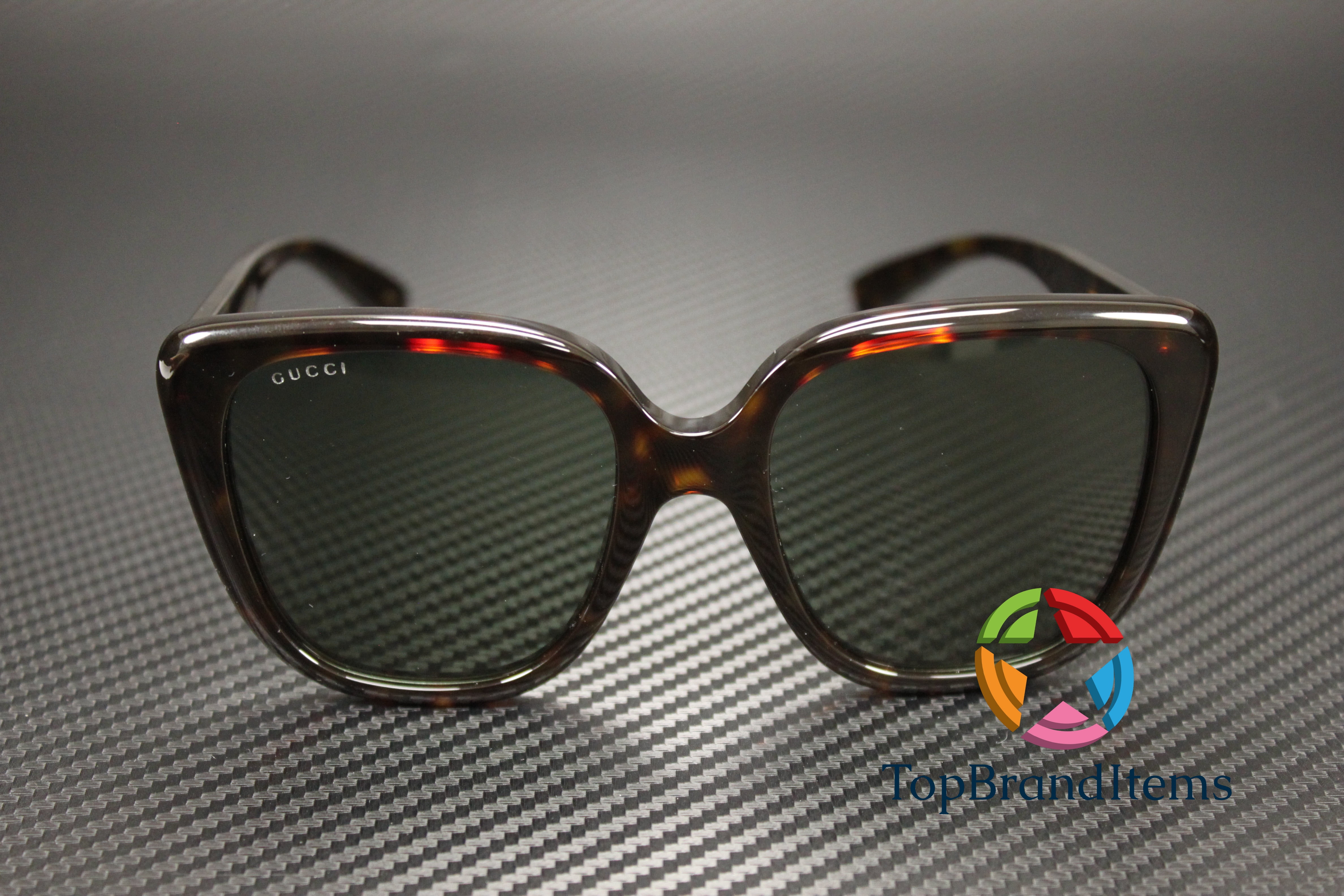 GUCCI GG1169S 003 Butterfly Acetate Havana Green 54 mm 