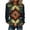 Multicolour, variant on Women's Fashion Western Print Sweatshirt, Retro Casual Loose Fit Long Sleeve Tee, Round Neck Pullover Top, Soft Comfortable Daily Wear Blouse for Spring Outings