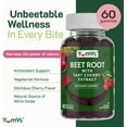 thumbnail image 7 of YUM-V’s Beet Root Gummies with Tart Cherry Extract, Antioxidant Support*, Berry Flavor, 60 Count, 7 of 7