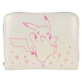 thumbnail image 2 of Loungefly Pokémon Iridescent Embossed Pikachu Zip Around Wallet, 2 of 8