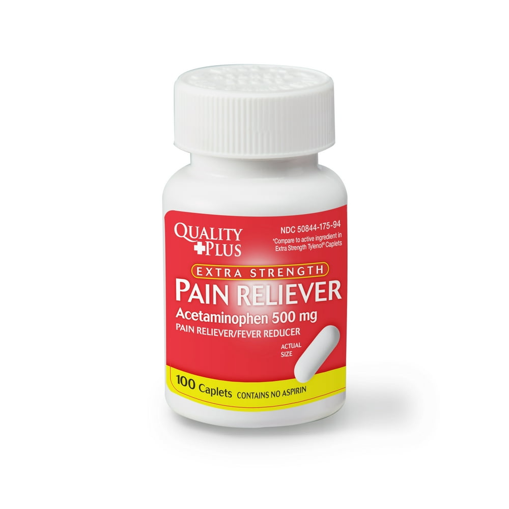 Quality Plus Extra Strength Pain Reliever/Fever Reducer Acetaminophen