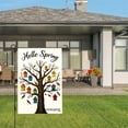 thumbnail image 3 of Amhnf Hello Spring Tree With Birdhouses And Birds Garden Flag For Home Outdoor Garden Yard Decor 12x18 inch, 3 of 5