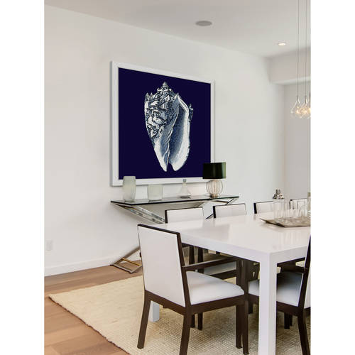 Marmont Hill "Indigo Shell II" Framed Painting Print