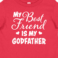 thumbnail image 4 of Inktastic My Best Friend is My Godfather with Hearts Boys or Girls Baby T-Shirt, 4 of 5