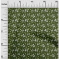 thumbnail image 2 of oneOone Polyester Spandex Forest Green Fabric Kids Floral Craft Projects Decor Fabric Printed By The Yard 56 Inch Wide, 2 of 4