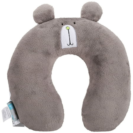 On the Goldbug™ Bear Animal Neck Roll Travel Pillow, Toddler Neck (Best Car Neck Pillow)