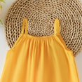 thumbnail image 6 of Jinhomg Jumpsuit for Toddler Girls Backless Strap Slouch One Piece Outfits Cute Harem Halter Romper Pants with Pockets Yellow 3 Months, 6 of 7