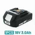 thumbnail image 2 of Batterie Lithium-Ion 18V 3.0Ah Haute Capacité Longue Durée pour Outils Sans Fil, 2 of 3
