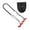 red, variant on S SERENABLE Camping Saw Compact Hand Chain Saw for Woodworking Camping Wood Tree Cutting red