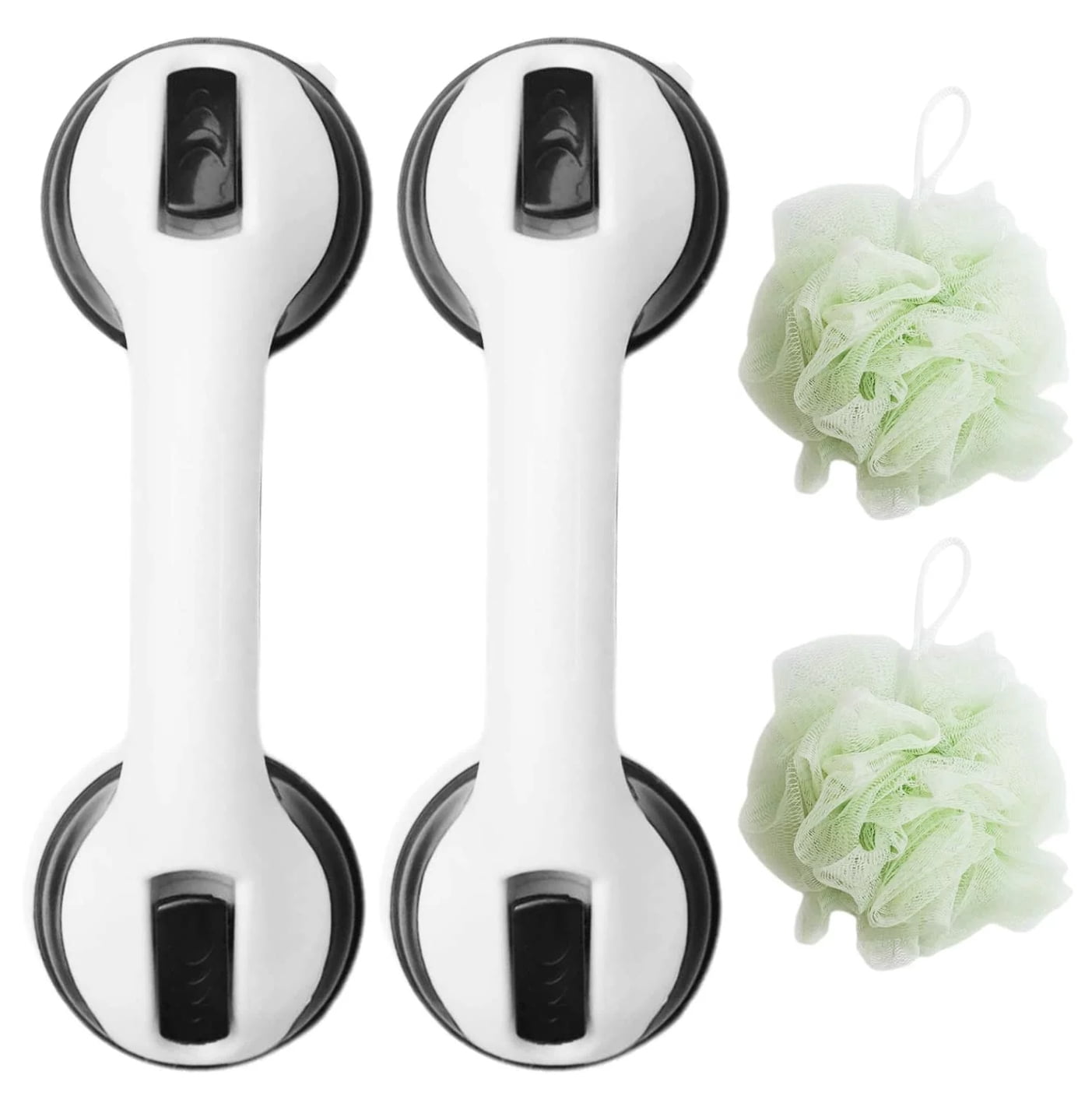 12" Suction Grab Bars 2 Pack, Shower Handles for Mother Day, Elderly, , Senior