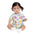 thumbnail image 2 of Care Bears Baby Girls Short Sleeve Allover Print Ruffle Shirt and Matching Shorts Set, 2-Piece, Sizes 0/3M-24M, 2 of 7