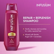 Infusium Repair & Replenish Nourishing Shampoo, with Keratin, for All Hair Types, 13.5 fl oz