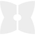 thumbnail image 4 of 10"OD x 2"ID x 3 3/4"C x 1"P Cosmo Architectural Grade PVC Contemporary Ceiling Medallion, Two Piece, 4 of 11