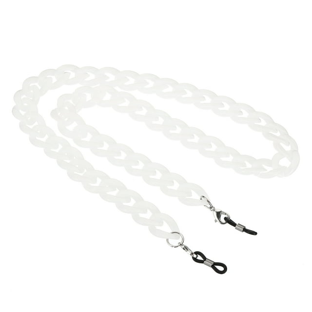Unique Bargains Sangle de Lunettes Ajustable Chaînes Porte-Lunettes Corde Lanière Lunettes de Soleil Retenue de Lunettes Blanc