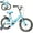 Blue, variant on Marknig 14" 16" 18" Folding Kids Bike with Removable Training Wheels, Children's Bicycle for Boys & Girls Ages 3-9 Years, Easy-Storage Toddler Bike