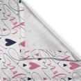 thumbnail image 3 of Ambesonne Valentine's Day Kitchen Curtains, Cursive Love You, 55"x45", Dried Rose Navy Blue, 3 of 3