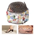 thumbnail image 4 of Rongfmy Decorating Lace Ribbons Sewing Craft Decor Gravel Shell Diamond Multicolor, 4 of 8