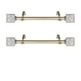 thumbnail image 2 of Rod Desyne Ophelia 1 - inc  dia. Side Curtain Rod 12-20 inch long , Set of 2-Color:Light Gold, 2 of 2
