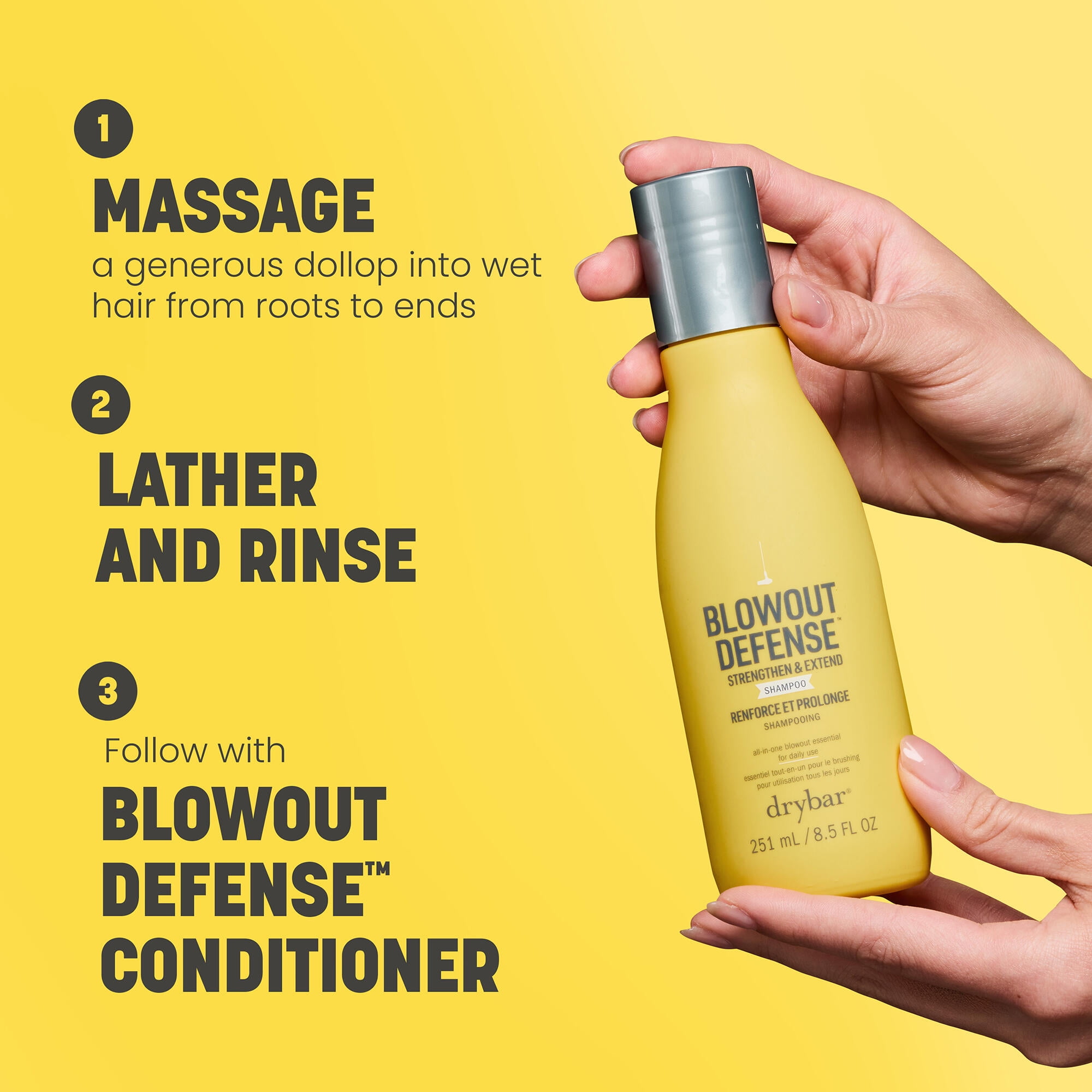 Drybar Blowout Defense Strengthen & Extend Hair Shampoo, 8.5 fl oz