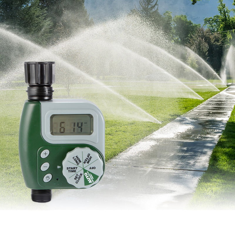 Automatic Watering Irrigation System Water Sprinkler Timer Plant Garden 