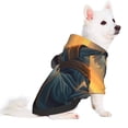 thumbnail image 2 of Balery Sunset Meditating Bichon Frise Sudadera con Capucha para Perros Pequeños – Ropa para Mascotas, Disfraz para Perros y Gatos, Ideal para Fiestas y Cosplay-Large, 2 of 7