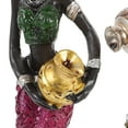 thumbnail image 5 of FRCOLOR African Tribal Figurines Lady Figurine Statue Assorted Color 2Pcs, 5 of 7
