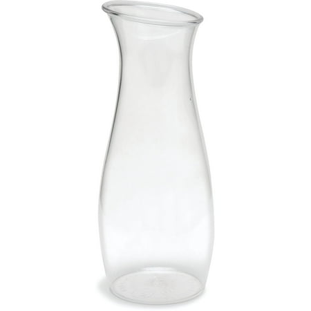 

Carlisle FoodService Products 7090207 Cascata Carafe Juice Jar Beverage Decanter Only Plastic 1 L Clear