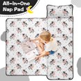 thumbnail image 4 of Cow and Dot White Pattern Teens Toddler Nap Mat with Pillow, Sleeping Mat Bag for Preschool Daycare 59"x22", 4 of 6