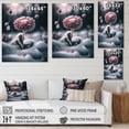 thumbnail image 4 of Designart A Blooming Pink Daisy Flower In Winter III Canvas Wall Art, 4 of 5