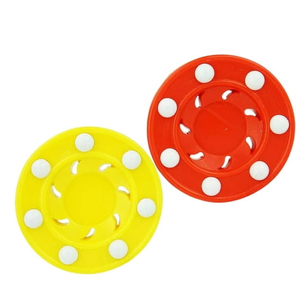 Worgeous Official Hockey Pucks Red 2Pcs 3In