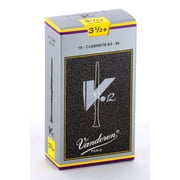 Vandoren Bb Clarinet V.12 Reeds Strength #3.5+; Box of 10