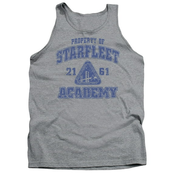 Star Trek Old School Adult Tank Top Athletic Heather