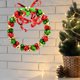 thumbnail image 5 of Luces navideñas, coronas decorativas, coronas luminosas, coronas navideñas artificiales, decoración colgante para puertas y ventanas, accesorios de decoración navideña., 5 of 7