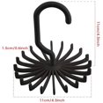 thumbnail image 2 of ytsrty Clothing Closet Storage Racks  360° Rotatable Tie Rack Belt Scarves Hook Hanger Holder Organizer for Racks Closet Organizer Belts(Black) gtr, 2 of 9