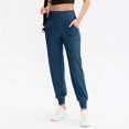 thumbnail image 2 of Women's Pants Jogger Pants With Pocket for Running High Waisted Buttery Soft Workout Yoga Pants Tummy Control Women Leggings, 2 of 9