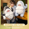 thumbnail image 2 of Shisuyan Stuffed Shark Doll Adorable Muscular Shark Doll Decorative Shark Plaything, 2 of 8