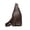 🍒 Brown_New#6622, variant on Waterproof Faux Leather Sling Crossbody Bag Anti Theft Travel Chest Pack for Men and Women