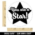 thumbnail image 2 of You are a Star Teacher Recognition Self-Inking Rubber Stamp Ink Stamper - Black Ink - Small 3/4 Inch, 2 of 7