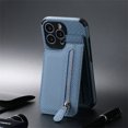 thumbnail image 3 of Phone Case Wallet Card Holder Holder Zipper Bag，Protective Folding Case Cover for iPhone 14 Plus, 3 of 5