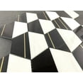 thumbnail image 6 of 4" Hexagon Mix Marble and Metal Mosaic Tile - Case (8 Sheets), 6 of 8