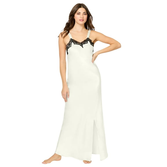 Amoureuse Plus Size Ruffle Lace Gown