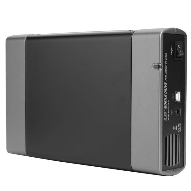 Caja de disco duro externo de 5,25 pulgadas USB 3.0/2.0 a HDD SATA (enchufe USB 2.0 del Reino Unido) Ehuebsd Para estrenar