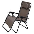 thumbnail image 4 of Caravan Canopy Infinity Zero Gravity Steel Frame Oversized Patio Chair, Brown, 4 of 5