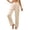 Beige, variant on QHFBli Women's Silk Pettipants Slip Ankle Length Snip-it Pant Liner Satin Culotte Slip Elastic Waistband Lace Sleep Pants